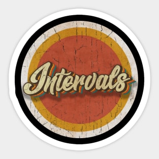 circle vintage Intervals Sticker